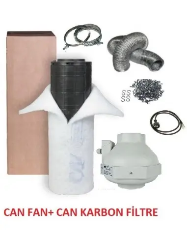 240m3/h Aktif Karbon Filtre Set
