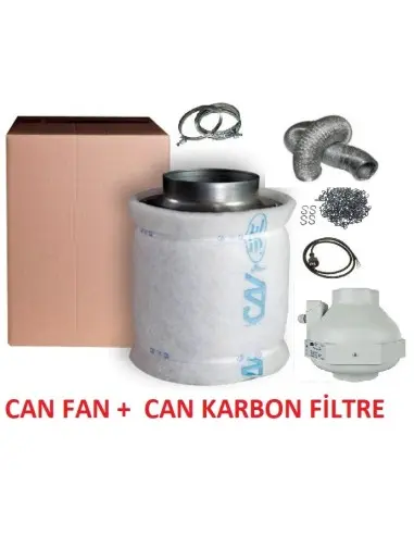 800 m3/h Aktif Karbon Filtre Set